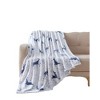 Kate Aurora Holiday Classics Christmas Snowflakes & Reindeer Oversized Ultra Plush Oversized Accent Throw Blanket - 50 In. W X 70 In. L - 2 of 3
