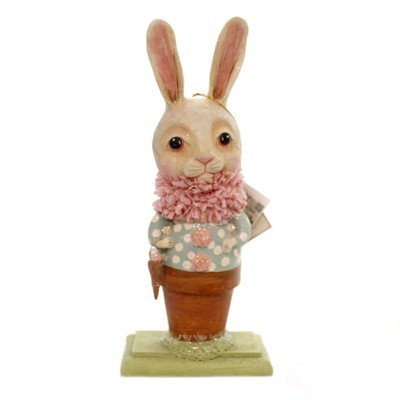 Easter 12.0" Potted Bunny Debra Schoch  -  Decorative Figurines