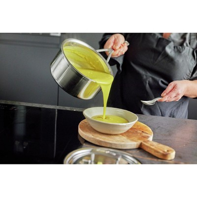 Demeyere 5-Ply 2-Quart Stainless Steel Saucepan with Lid