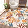 Area Rug Modern Floral Pattern Rug Washable Rugs for Living Room Bedroom - 2 of 4