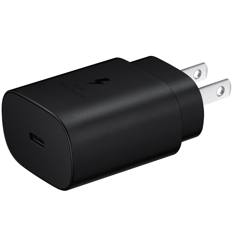 Samsung 25W USB-C Fast Charging Wall Charger (with USB-C Cable) - Black, 3 of 5