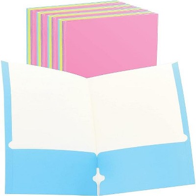 Enday Paper 2-pockets Folders, 24 Pack : Target