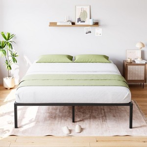 Metal Bed Frame, Platform Bed Frame with Storage Space Under Bed, Heavy Duty Steel Slat Support, Easy Assembly, No Box Spring Needed, Noise Free - 1 of 4