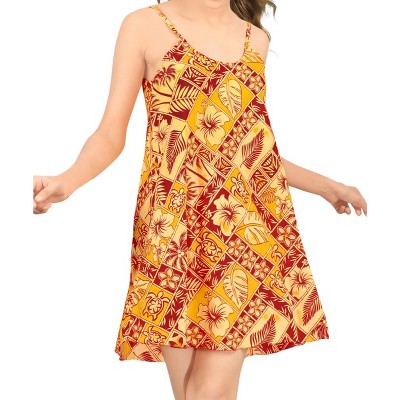 LA LEELA Women's Vacay Holiday Honeymoon Nightshirts Mini Slip Nighty