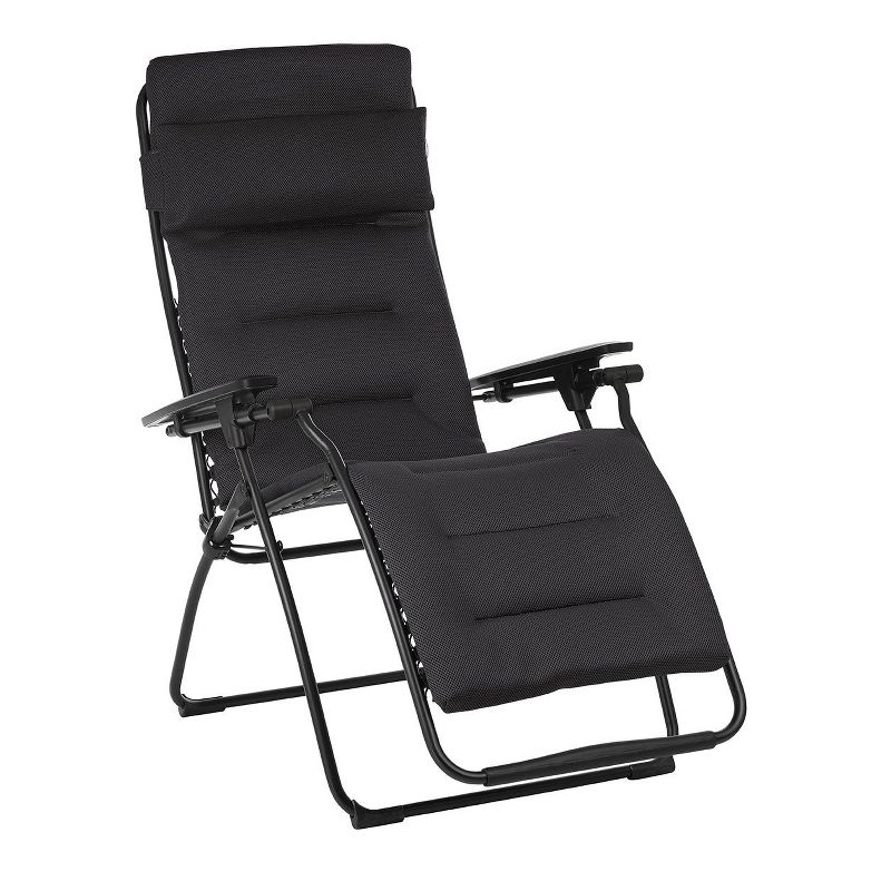 Lafuma Futura Air Comfort Zero Gravity Outdoor Recliner Chair, Acier (2 Pack), 2 of 4