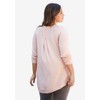 ellos Women's Plus Size Pleat Back Sweater - 3 of 4