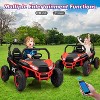 24V 2-Seater Kids UTV with Remote Control, Metal Frame, Spring Suspension, Max Speed 4.5MPH, for Ages 3+, Ride-On Car - 3 of 4