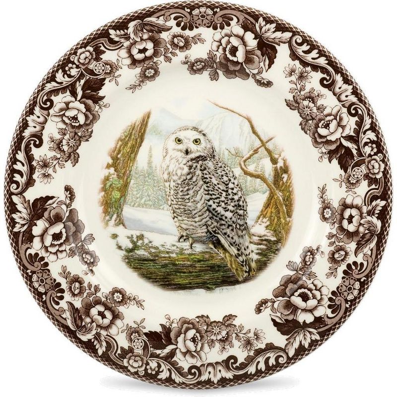 Spode Woodland 10.5” Dinner Plate, Perfect for Thanksgiving and Other Special Occasions, Made in England, Bird Motifs, 2 of 3