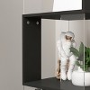 5/6 Tier Rotating Bookshelf, 360° Revolving Bookcase, Floor-Standing Storage Display Rack Used in Bedrooms Living Rooms Study Office - 3 of 4