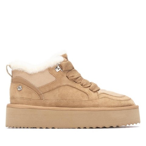 Женские кроссовки XTI Women's Casual Suede High Top Sneakers 144338 Beige 9.5