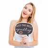Big Dot of Happiness Funny Bride Squad - Rose Gold Bridal Shower or Bachelorette Party Photo Booth Props Kit - 10 Piece - 2 of 4