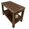 DecoTeak® Eleganto® 24" Teak Wood Shower Bench with Shelf in Woodland Brown Finish - 4 of 4