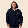 Dalix Rainbow Embroidered Fleece Zip Hoodie Cold Fall Winter Mens - 4 of 4