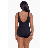 Women's Night Gala Mesh High Neck Long Torso One Piece - Longitude - 3 of 4