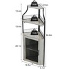 GustoWave Corner Bar Cabinet - 29", Home Bar Liquor Cabinet for 50+ Bottles, Freestanding Wine Storage & LED Light, 5-Tiers Cabinet Bar - 2 of 4