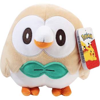Pokemon Legends: Arceus Rowlet 8" Plush Stuffed Animal Toy - Officially Licensed - Ages 2+