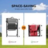 Karl Home Red Metal Folding Beach Chair(Set of 1) - 3 of 4
