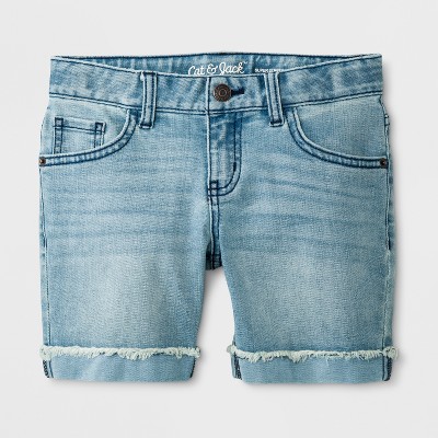 target girls jean shorts