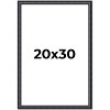 PosterPalooza | Linear Black Picture Frame - UV Acrylic, Foam Board Backing, Hanging Hardware - 2 of 4