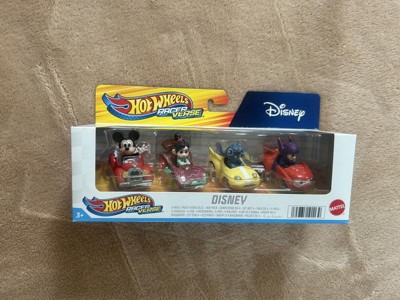 Hot Wheels Coffret 4 Voitures Racerverse Disney En Métal, Échelle1