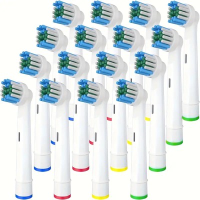 16 Pcs Replacement Toothbrush Heads Compatible with Oral B Braun, Brush Heads for Oral B Refill 7000/Pro 1000/9600/500/3000