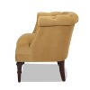 ORRD Tufted Accent Chair Sand Beige, Handcrafted Barrel Chair with High-Density Foam & Hardwood Frame for Living Room, Bedroom，Beige - 2 of 4