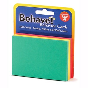 Hygloss® Behavior Cards, 3" x 5", Assorted, Pack of 100 - 1 of 3