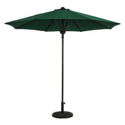 9' Cabo II Spring-Up Market Patio Umbrella Hunter Green  - Island Umbrella