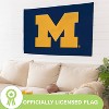 NCAA University Of Michigan Flag with Grommets, 3'x5' Michigan Wolverines Outdoor College Flags & Banners for Garden Patio Indoor Wall Décor - 4 of 4