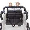 TopComfy Baby Walkers Kids Ride On Car With Parents Big Seat Two Wheel Drive Rear Suspension Trunk Storage for Kids, White, 44.09"*26.57"*14.17" - 4 of 4