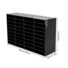 YIYIBYUS Desktop Literature Organizer, Desk File Holder, Office Mailbox, Black - 3 of 4