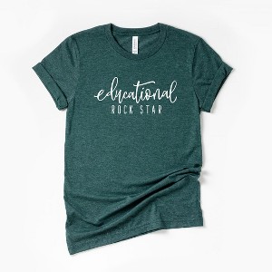 Simply Sage Market Women's Educational Rock Star Short Sleeve Graphic Tee - 1 of 3