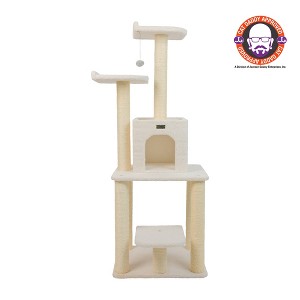 Armarkat B6203 Classic Real Wood Cat Tree, Jackson Galaxy Approved, Five Levels With Condo and Two Perches - 1 of 4