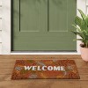 1'6"x2'6" 'Welcome' Leaves Coir Doormat White - Room Essentials™ - 2 of 4