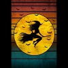 Men's Design By Humans THE MIDNIGHT WITCH ON BROOM By punsalan T-Shirt - 2 of 2