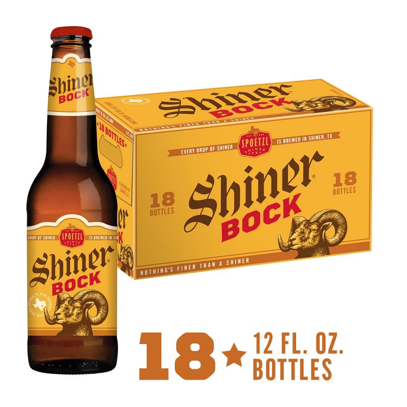 Shiner Bock Beer - 18pk/12 fl oz Bottles, 4 of 11