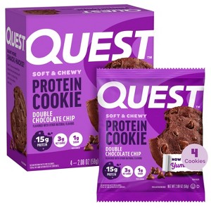 Quest Nutrition Protein Cookie - Double Chocolate Chip - 1 of 4