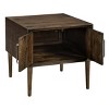 End Table Brown - Signature Design by Ashley: Mid-Century Storage Accent Table with Tapered Legs - 3 of 4