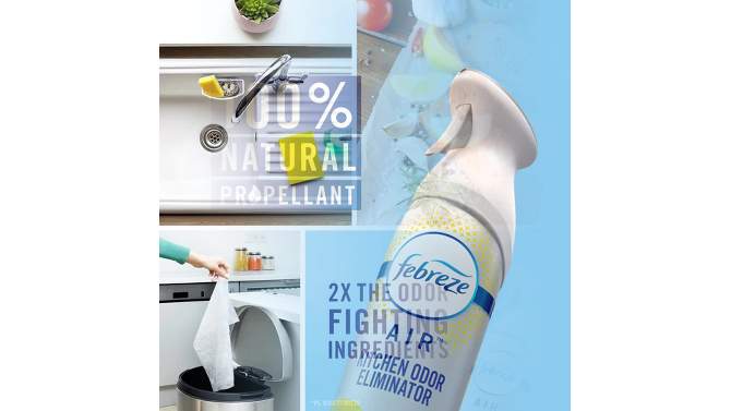 Febreze Aerosol Room Spray Air Freshener - Fresh Lemon Scent - 8.8oz, 2 of 11, play video