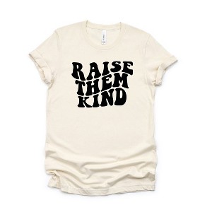 Simply Sage Market Women's Raise Them Kind Wavy Short Sleeve Graphic Tee - 1 of 2
