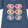 - Rainbow High - Sunglasses Graphic Short Sleeve Fleece Dress - 2 of 4