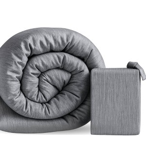 Melange Viscose from Bamboo Reversible Duvet Cover - BedVoyage - 1 of 4