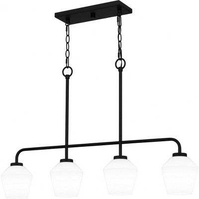 Quoizel Lighting Nielson 4 - Light Chandelier in  Matte Black