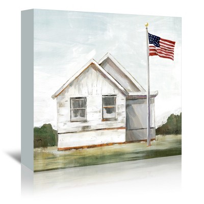 American Flag by PI Creative Art Wrapped Canvas - Americanflat