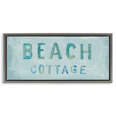 Stupell Industries Rustic Beach Cottage Watercolor, 31" x 14"