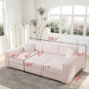 CAVINAS Soft Modular Sectional Sofa, Modern & Plush Sectional Couches -Living Room Furniture Loveseat Sofa for Bedroom, Living Room - 2 of 4