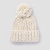 Toddler Bluey Beanie with Pom - Cream OSFM - 2 of 2