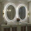 Apmir Super Bright 192 LEDs/m Lighted Anti-Fog Oval Wall Mirror in Tempered Glass, 3-Year Warranty - 3 of 4