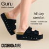 CUSHIONAIRE Women's Guru Genuine Leather footbed platform sandal with +Comfort, Wide Widths Available - 2 of 4