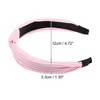 Unique Bargains Textured Cotton Knot Headband Soft Hairband for Women 1.3 Inch Wide 1Pcs - 4 of 4